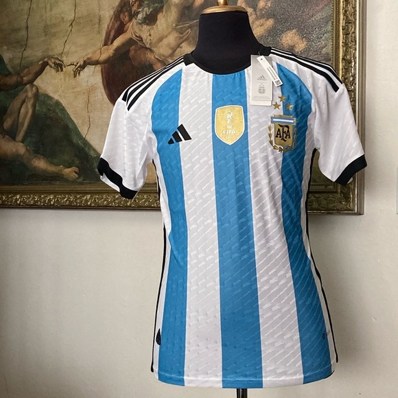 Adidas Argentina Home Original 2023 Jersey NWT Messi #10 M L XL🇦🇷 ⭐️⭐️⭐️🇦🇷⚽️ - Picture 3 of 9